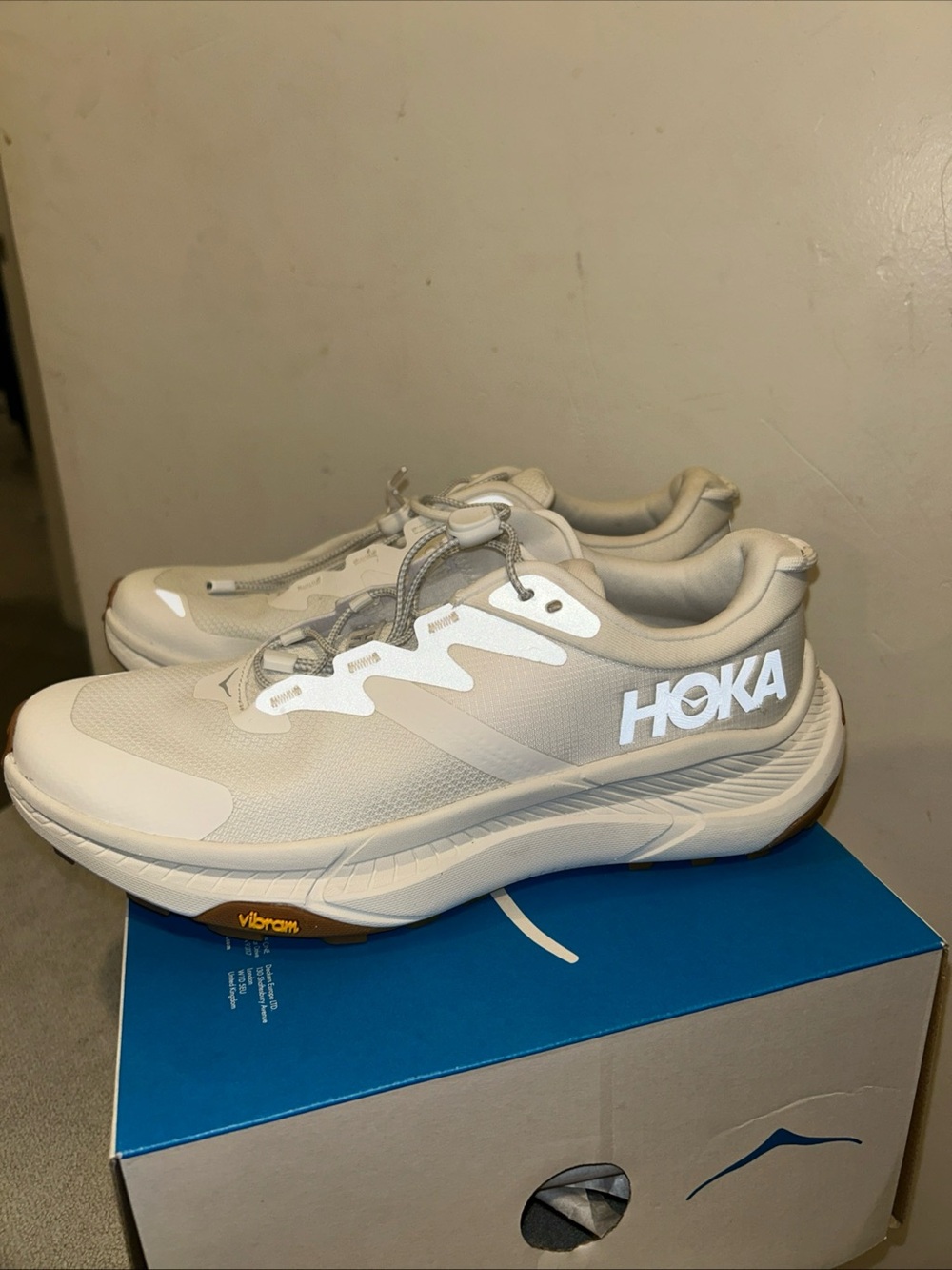 Hoka One One HOKA Transport White Vibram Women’s Shoes 9B